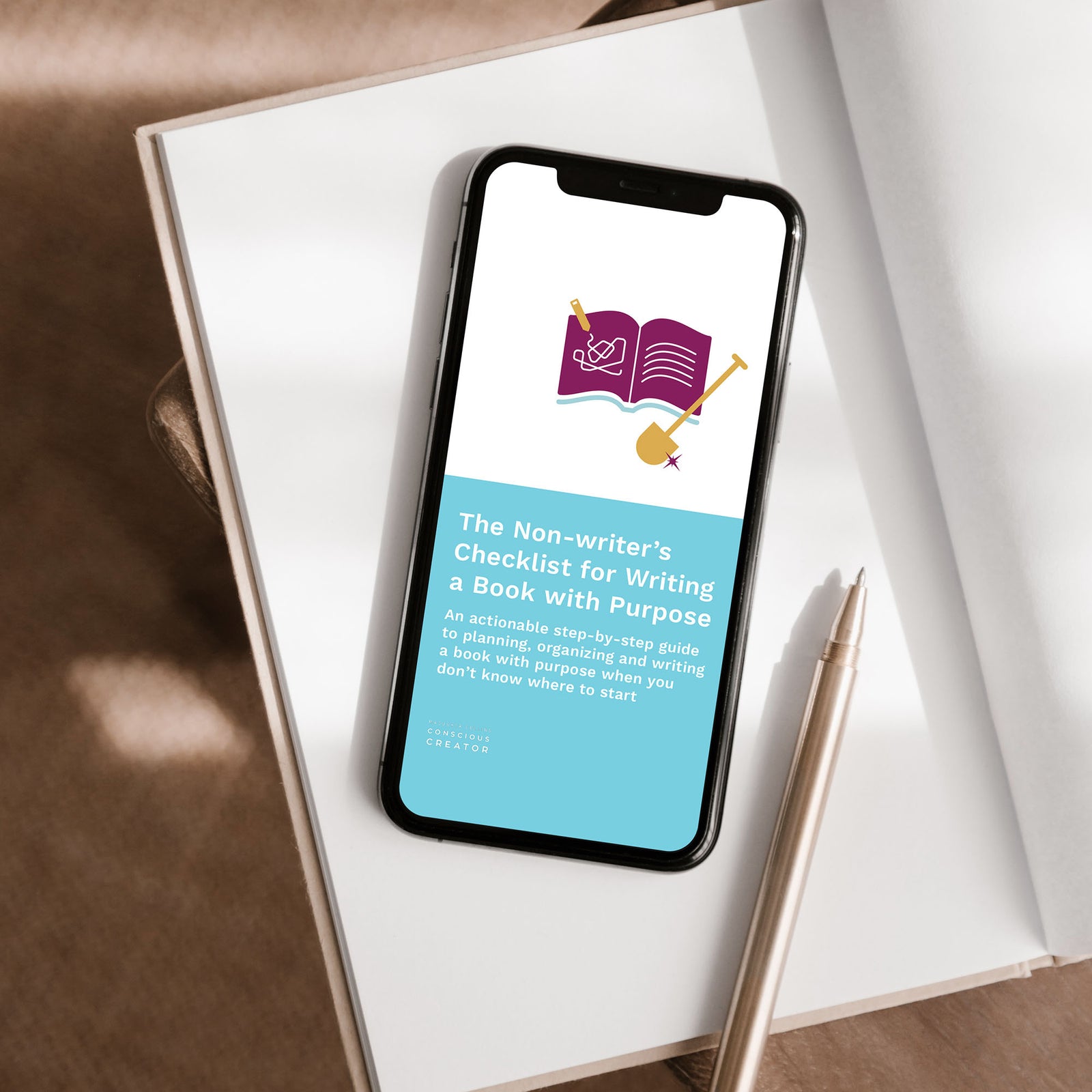 alt="checklist for writing a book"